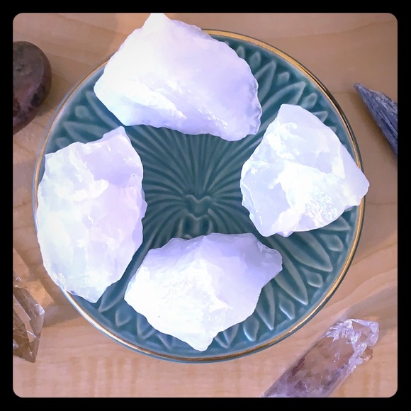 Large Pink Mangano Calcite Chunks Set - Picture 1 of 3